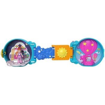 Mattel Polly Pocket On The Go Fun Blue HRD73 / HRD74 194735174126