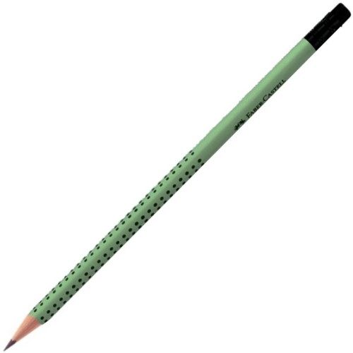 Faber-Castell Pencil Grip 2001 B, Olive With Rubber 100-156-096 4005400368428