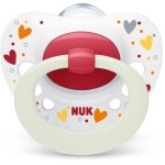 NUK Signature Night Silicone Pacifier 6-18m 1pc 10736695 4008600385196