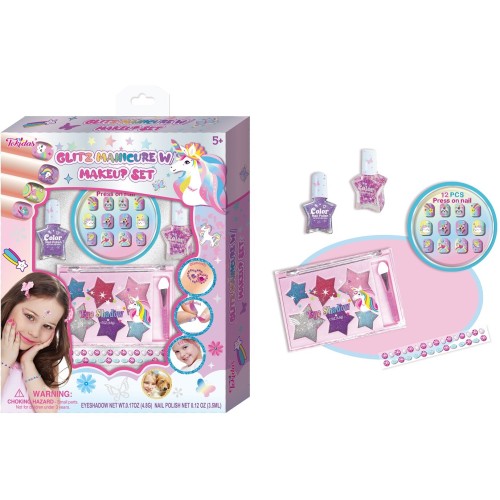 Tokidas Glitz Manicure / Makeup Set T056 6971617153141