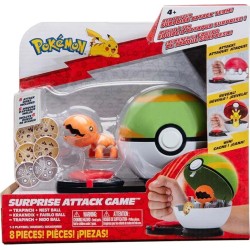 Jazwares Pokemon Παιχνίδι Μάχης 1Τεμ. Wave 3 – Trapinch & Nest Ball PKW3169 JW002724-W03 191726483229