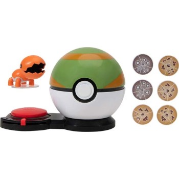 Jazwares Pokemon Παιχνίδι Μάχης 1Τεμ. Wave 3 – Trapinch & Nest Ball PKW3169 JW002724-W03 191726483229