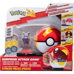 Jazwares Pokemon Παιχνίδι Μάχης 1Τεμ. Wave 3 (3 Σχέδια) – Morpeko & Fast Ball PKW3168 JW002724-W03 191726483212