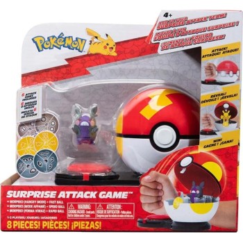 Jazwares Pokemon Παιχνίδι Μάχης 1Τεμ. Wave 3 (3 Σχέδια) – Morpeko & Fast Ball PKW3168 JW002724-W03 191726483212