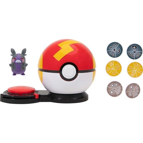 Jazwares Pokemon Battle Game 1Pc. Wave 3 (3 Designs) – Morpeko & Fast Ball (Pkw3168, JW002724-W03 191726483212
