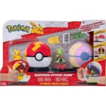 Jazwares Pokemon Battle Game 2Pcs. Wave 3 (3 Designs) – Pikachu (Female) With Fast Ball Vs. Treecko With Heal Ball Pkw3165 JW002