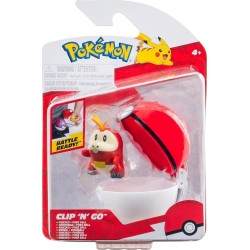 Jazwares Pokemon - Poke Ball Clip N Go With Figure W17 (6 Designs) – Fuecoco With Poke Ball, Pkw3628, JW095057-W17 191726709701