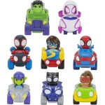 Jazwares Spiderman Surprise Spidey 5Cm Figure With Vehicle (8 Designs) – 1 Pc JWS00045 0191726408390