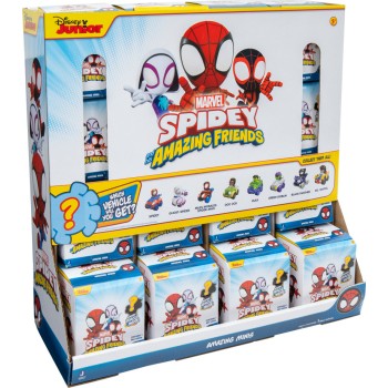 Jazwares Spiderman Φιγούρα Έκπληξη Spidey 5 Εκ. Με Όχημα (8 Σχέδια) – 1 Τμχ JWS00045 0191726408390