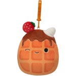 Jazwares Squishmallows - Λούτρινα Μπρελόκ Wave 4 (6 Σχέδια) 9Εκ - Weaver Η Βάφλα SQCP00219 JWSQ0214 196566406995