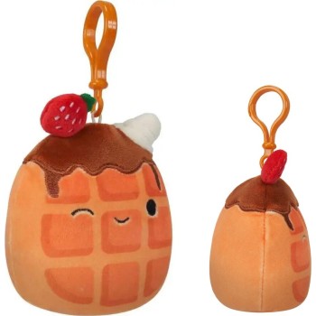 Jazwares Squishmallows - Wave 4 Keychain Plush (6 Designs) 9Cm - Weaver The Waffle Sqcp00219 JWSQ0214 196566406995