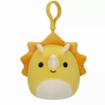 Jazwares Squishmallows - Λούτρινα Μπρελόκ Wave 4 (6 Σχέδια) 9Εκ - Lancaster Ο Τρικεράτωψ SQCP00216 JWSQ0214 196566406964