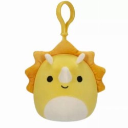 Jazwares Squishmallows - Plush Keychain Wave 4 (6 Designs) 9Cm - Lancaster The Triceratops Sqcp00216 JWSQ0214 196566406964
