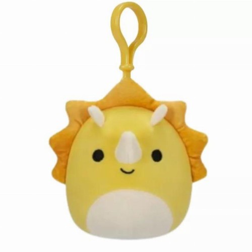 Jazwares Squishmallows - Λούτρινα Μπρελόκ Wave 4 (6 Σχέδια) 9Εκ - Lancaster Ο Τρικεράτωψ SQCP00216 JWSQ0214 196566406964