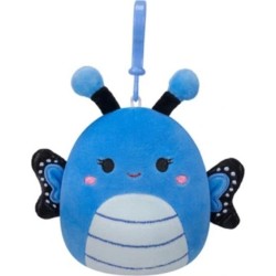 Jazwares Squishmallows - Wave 4 Plush Keychain (6 Designs) 9Cm - Waverly The Butterfly  Sqcp00220 JWSQ0214 196566407008