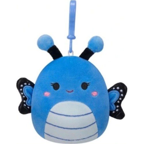 Jazwares Squishmallows - Λούτρινα Μπρελόκ Wave 4 (6 Σχέδια) 9Εκ - Waverly Η Πεταλούδα SQCP00220 JWSQ0214 196566407008