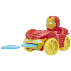 Jazwares Spiderman Spidey - Figure 5Cm With Vehicle W1 - Iron Man JWS00007-B 191726439394