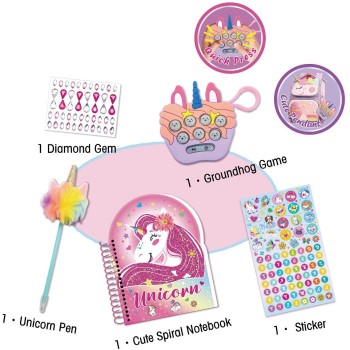 Tokidas Cute Stationery Set / Puzzle Hamster Game Console Σχολικό Σετ T121U 6971617152656