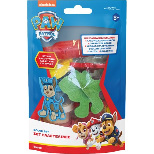 John Σετ Πλαστελίνες σε Σακουλάκι Paw Patrol 03982PM 8693830039825