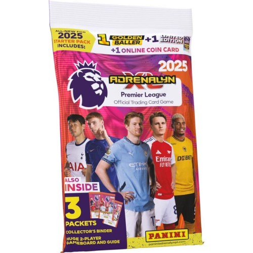 PANINI Premier Leaugue 25 Adrenalyn Κάρτες Mega Starter Pack PA.AL.PL.225 8051708015317