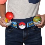 Jazwares Pokemon - Clip N Go Poke Ball With Belt W15 Pichu With Poke Ball, Quick Ball, And Electric-Type Themed Belt Pkw3643, JW