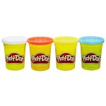 Hasbro Play-Doh Classic Color Pack Of 4 - Dinosaurs B5517 / C0396 5010994947033