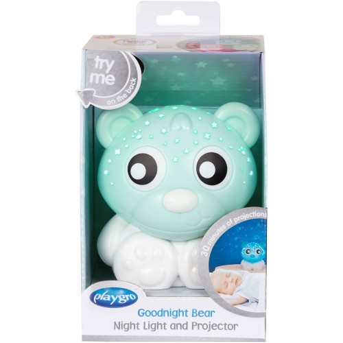 Playgro Goodnight Bear Φωτάκι Νυκτός Προβολέας Μέντα 0188118 9321104881182