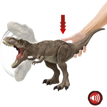 Mattel Jurassic World All-Out Attack Tyrannosaurus REX Που Αφηνιάζει Και Επιτίθεται HXF53 194735228263