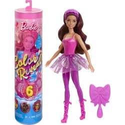 Mattel Barbie Color Reveal Κούκλα Μπαλαρίνα Με 6 Εκπλήξεις Κούκλα HRK17 194735178650