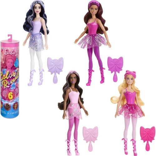 Mattel Barbie Color Reveal Κούκλα Μπαλαρίνα Με 6 Εκπλήξεις Κούκλα HRK17 194735178650