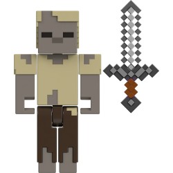 Mattel Minecraft 3.25' Core Figure Husk GTP08 / HTL85 194735193646