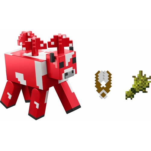 Mattel Minecraft 8Εκ Mooshroom Παιδική Φιγούρα Παιχνιδιού GTP08 / HTL83 194735193615