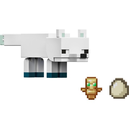 Mattel Minecraft 3.25' Core Figure Arctic Fox GTP08 / HTN13 194735194483