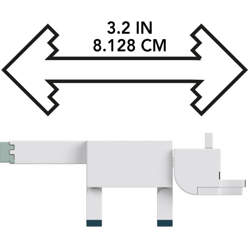 Mattel Minecraft 8Εκ Arctic Fox Παιδική Φιγούρα Παιχνιδιού GTP08 / HTN13 194735194483