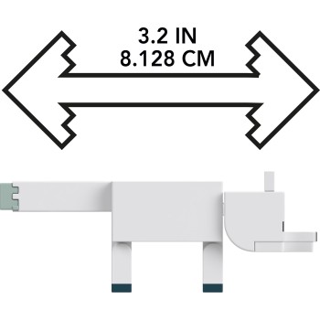 Mattel Minecraft 8Εκ Arctic Fox Παιδική Φιγούρα Παιχνιδιού GTP08 / HTN13 194735194483