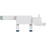 Mattel Minecraft 8Εκ Arctic Fox Παιδική Φιγούρα Παιχνιδιού GTP08 / HTN13 194735194483