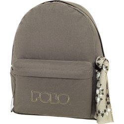 POLO Original Scarf Backpack Black Grey 901135-2100 5201927127459