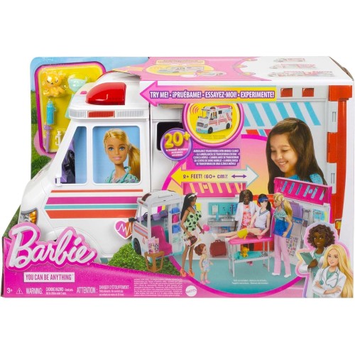 Mattel Barbie Κινητό Ιατρείο - Ασθενοφόρο HKT79 194735108022