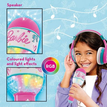Lisciani Barbie Sound Your Style Μικρόφωνο Και Ακουστικά 25.104468 8008324104468