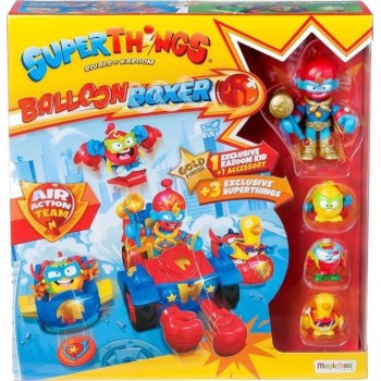 As company Superzings Superthings Σετ Οχήματα Με 4 Φιγούρες Ballon Boxer 1013-62112 8431618016626