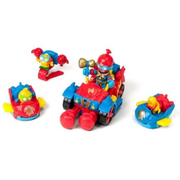 As company Superzings Superthings Σετ Οχήματα Με 4 Φιγούρες Ballon Boxer 1013-62112 8431618016626