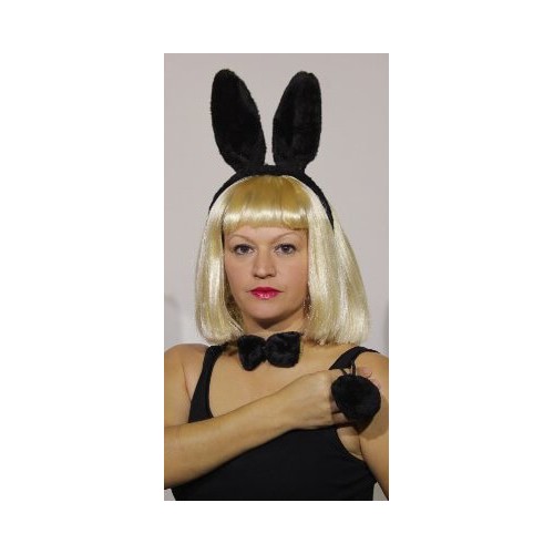 maskarata Σετ Κουνελάκι Μαύρο ΑΞ000002 5200304400024