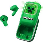 otl technologies Mc1316 Minecraft Creeper Slide Tws Earphones With Led Light Up Chargin  5055371629331