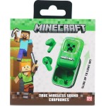 otl technologies Mc1316 Minecraft Creeper Slide Tws Earphones With Led Light Up Chargin  5055371629331