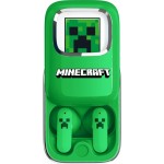otl technologies Mc1316 Minecraft Creeper Slide Tws Earphones With Led Light Up Chargin  5055371629331