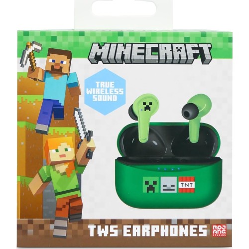 otl technologies Mc1227 Minecraft Icons Tws Wireless Earphones With Charging Case  5055371629072