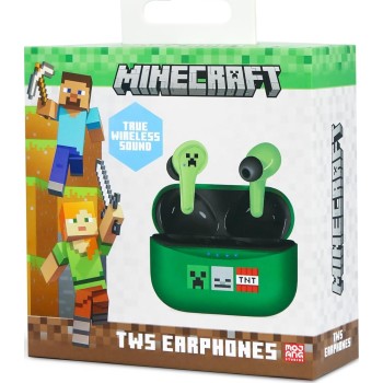 otl technologies Mc1227 Minecraft Icons Tws Wireless Earphones With Charging Case  5055371629072