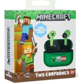 otl technologies Mc1227 Minecraft Icons Tws Wireless Earphones With Charging Case  5055371629072