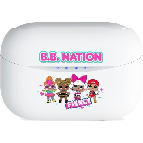 otl technologies L.O.L. Surprise Lol249 Lol Surprise! Tws Wireless Earphones With Charging Case - White  5055371628006