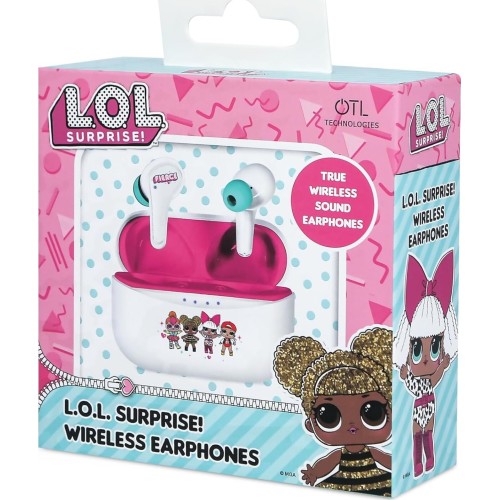 otl technologies L.O.L. Surprise Lol249 Lol Surprise! Tws Wireless Earphones With Charging Case - White  5055371628006